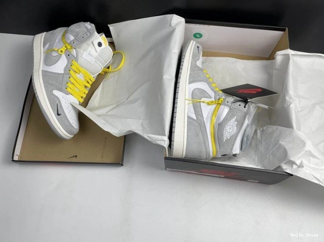 Bmlin Air Switch Jordan High 1 Smoke Light CW6576-100 0725